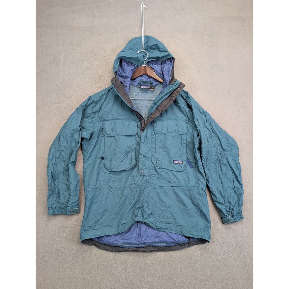 Patagonia SST Deep Wading Fly Fishing Jacket Men's Large Outdoors Vintage Green